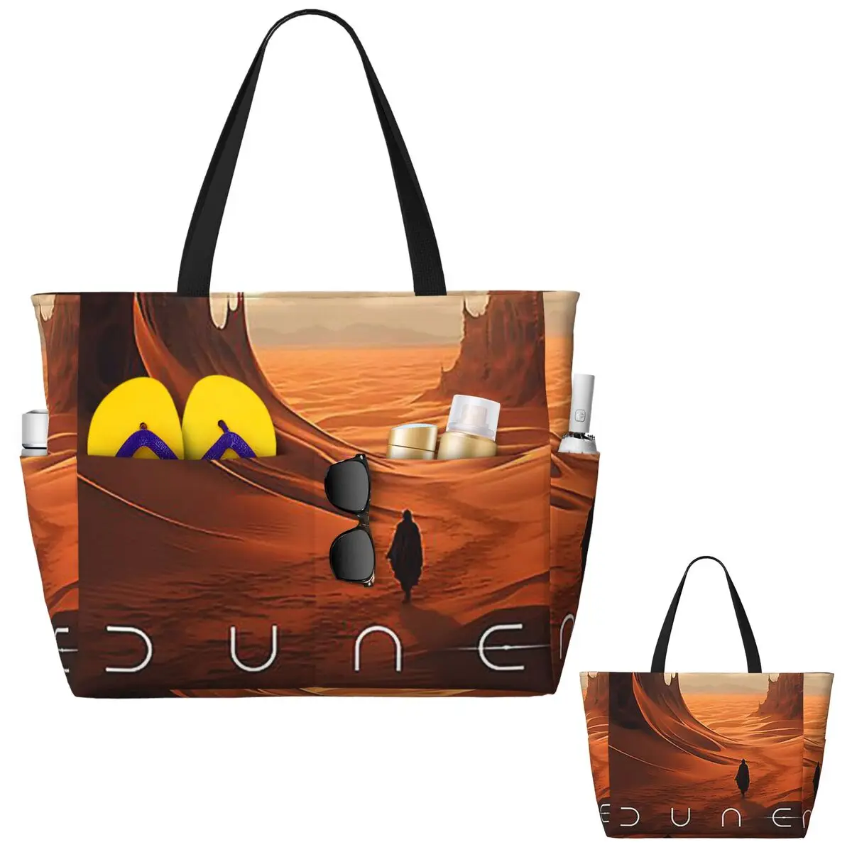 Women Bags Dune - デューン 2020 ファンアートビーチトートバッグスポーツジムヨガダッフルラージトートバッグ女性トラベルバッグフィットネスバッグ