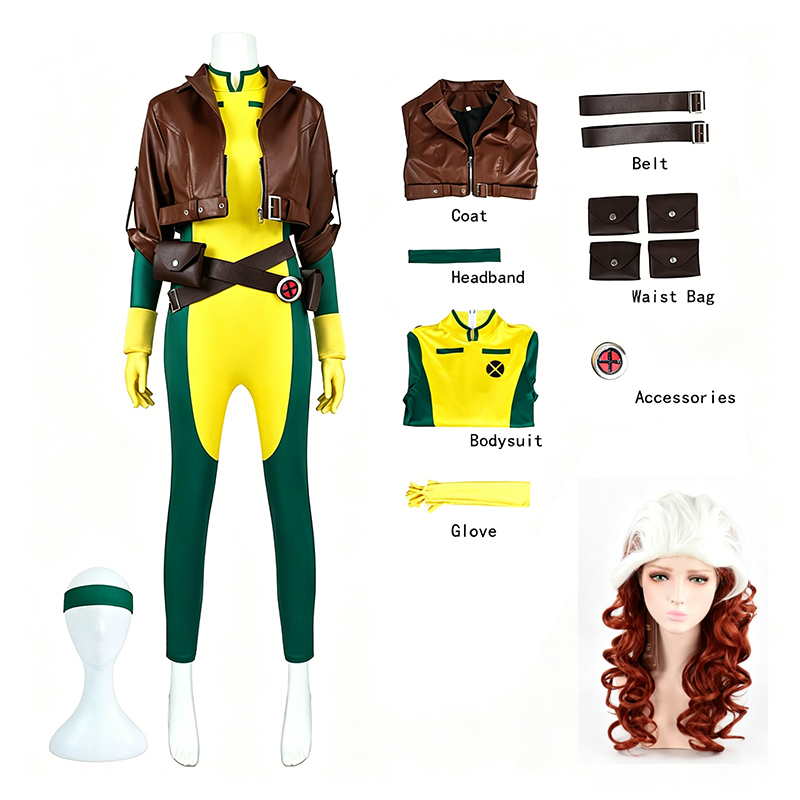 Women X Bags - 女性用 X-MEN 97 ローグ Rogue コスプレ