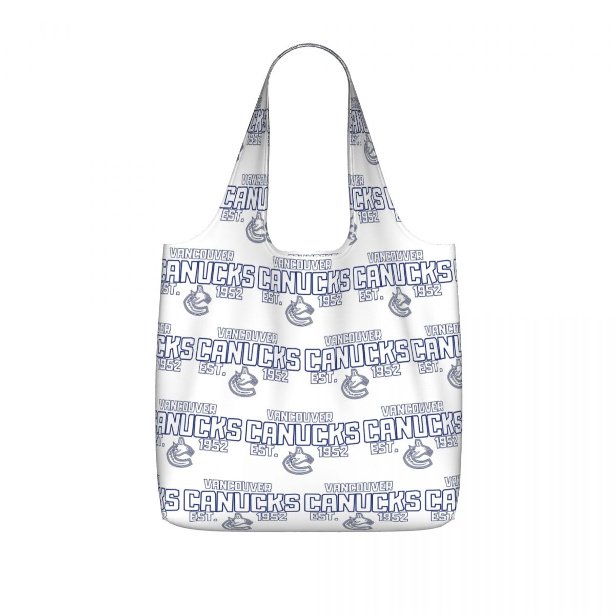 Women Bags In Canada - バンクーバー・カナックス ホッケー カナダ ショッピングトートバッグ キャンバス 大容量