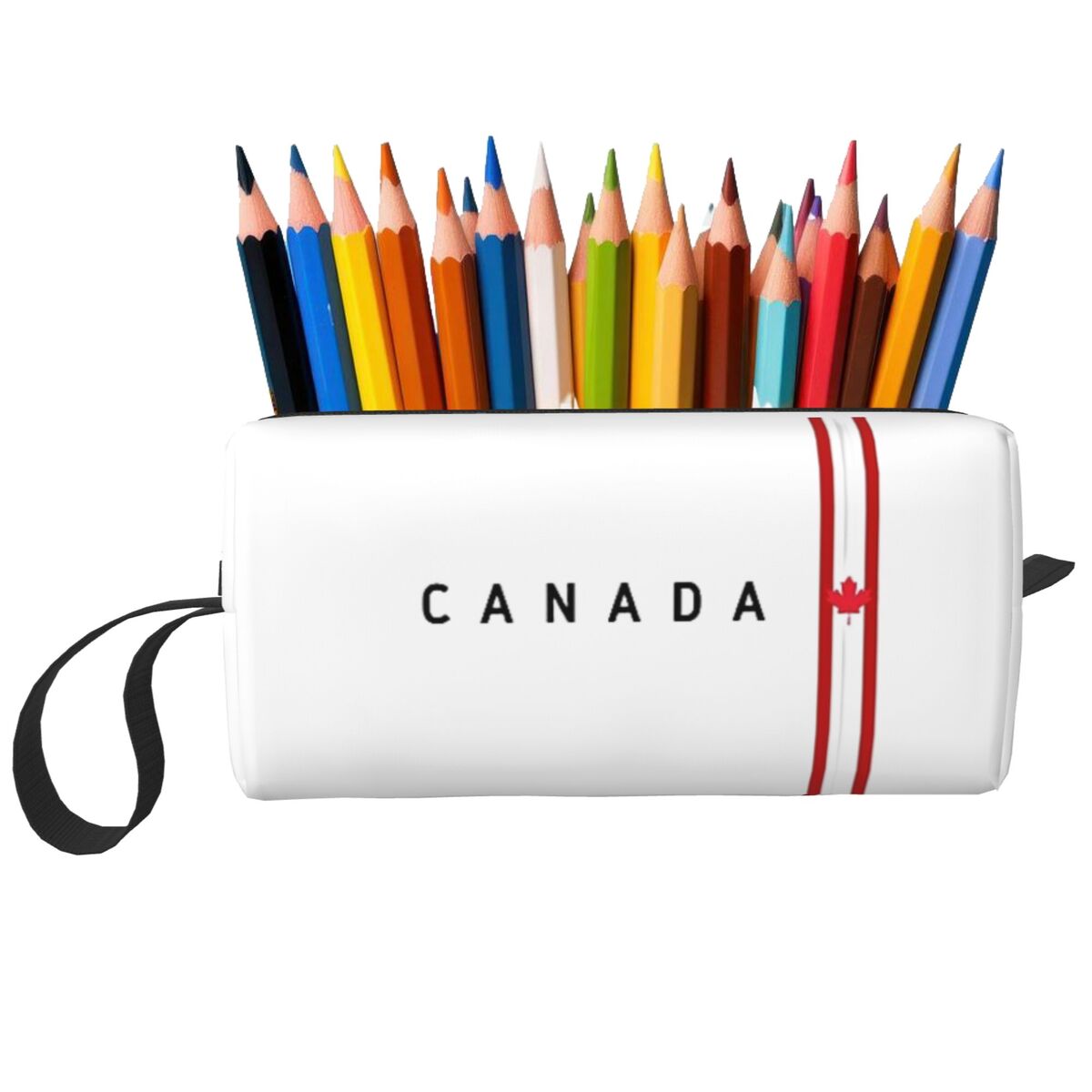 Women Bags In Canada - カナダ国旗柄ペンケース 男の子 女の子 学校 ペンボックス ペンバッグ
