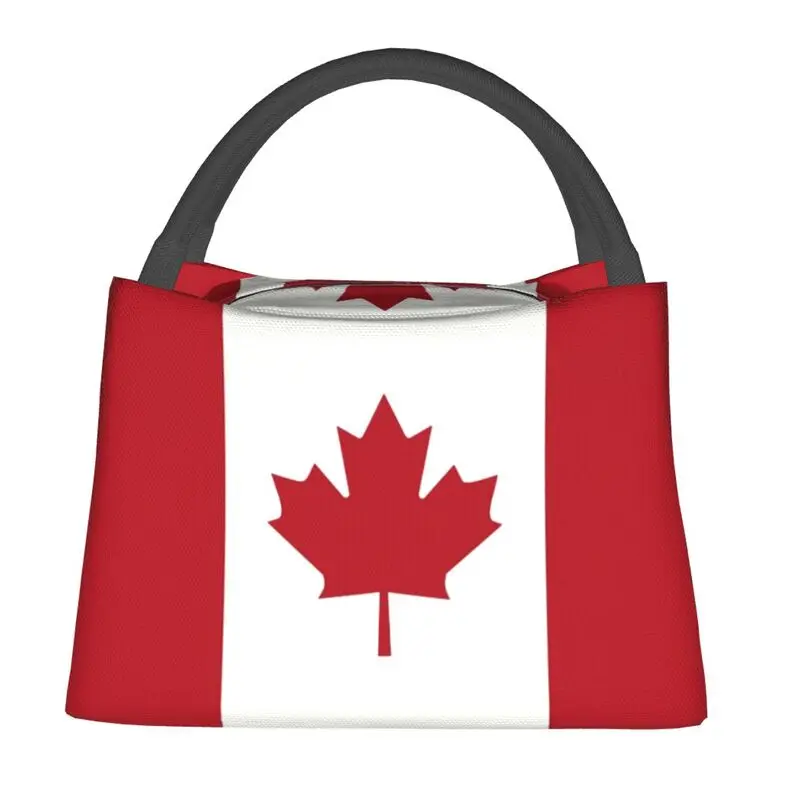 Women Bags In Canada - カナダの国旗 断熱ランチバッグ 女性用 ポータブル 愛国心 クーラー
