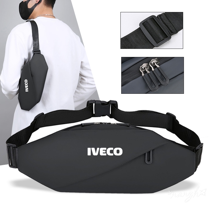 Women X Bags - カジュアルトラベルウエストバッグ、男女兼用、旅行、ハイキング、チェストバッグ、IVECO LOGO DAILY IV V VI