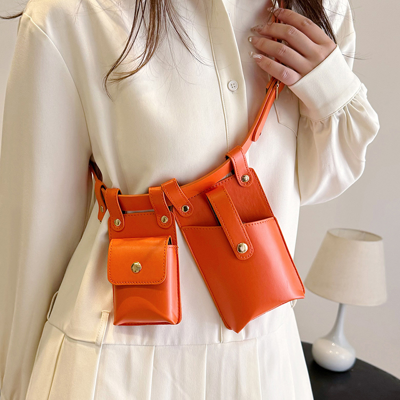 Women'S Bags At M&S - デザイナー女性ウエストバッグ 2024 夏ベルトバッグ電話パックトレンドキャンディーカラーレザーショルダークロスボディチェストバッグ女性ファニーパック