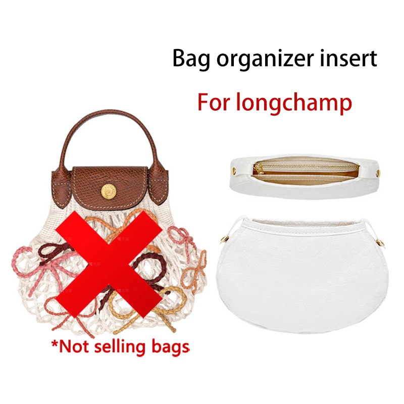 Women'S Bags Longchamp - バッグオーガナイザーインサート ロンシャンボウネットバッグ用 防水耐久性のあるファッションバッグサポート収納インナー改造バッグアクセサリー