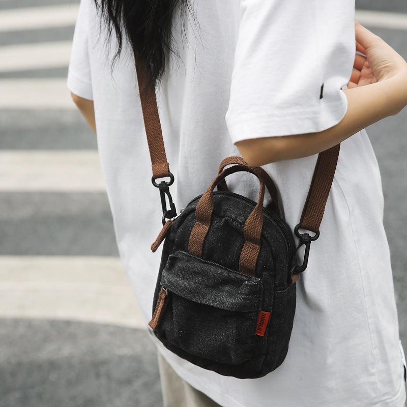 Women'S Bags Longchamp - 女性用カウボーイキャンバスバッグ韓国版ニッチデザイン多用途デイリーショルダーバッグカジュアルハンドヘルドクロスボディバッグ女性用