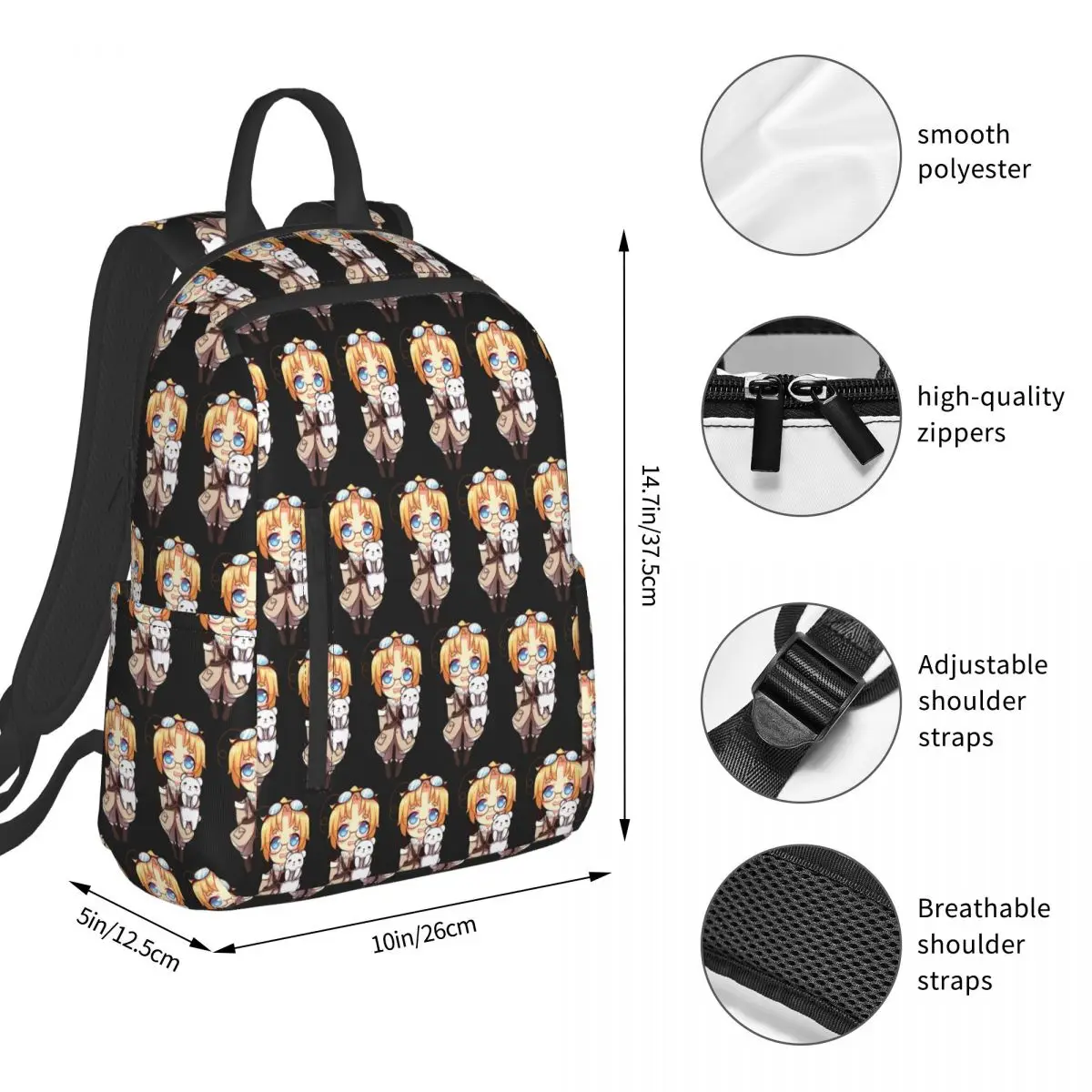 カナダ - ヘタリア バックパック 大容量 子供用ブックバッ - Women Bags In Canada のレビューと価格