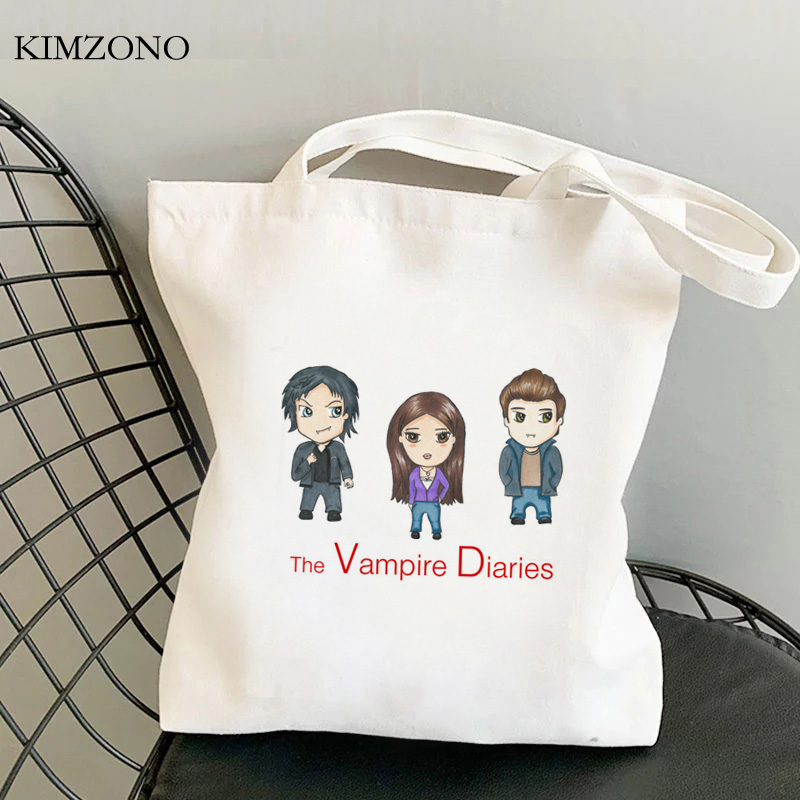 ヴァンパイア・ダイアリーズ ショッピングバッグ 食料品買い物 - Women Bags Jute のレビューと価格