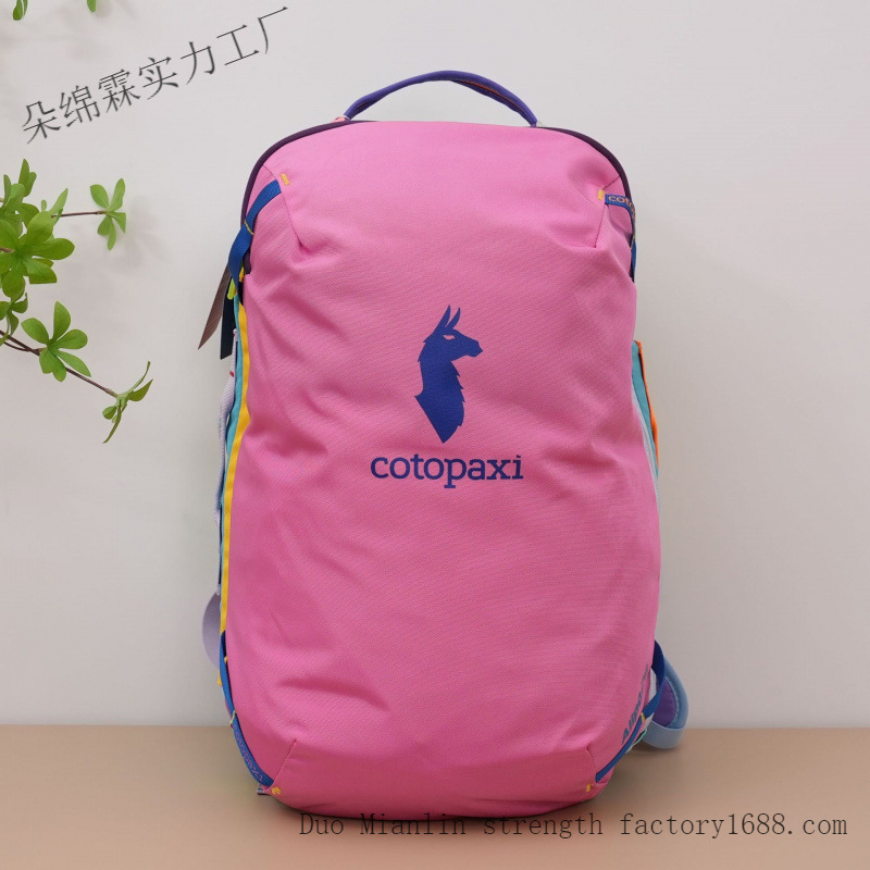 防水カラーブロックバックパック男性女性大容量旅行バッグアウト - Women Bags 2026 のレビューと価格