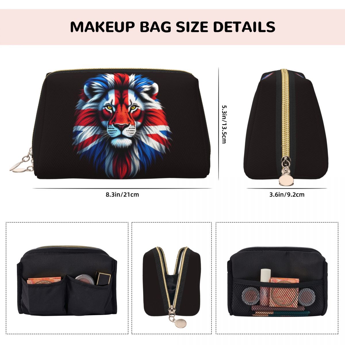 ユニオンジャック イギリスの雰囲気 女性用化粧品バッグ トラ - Women Bags Uk のレビューと価格