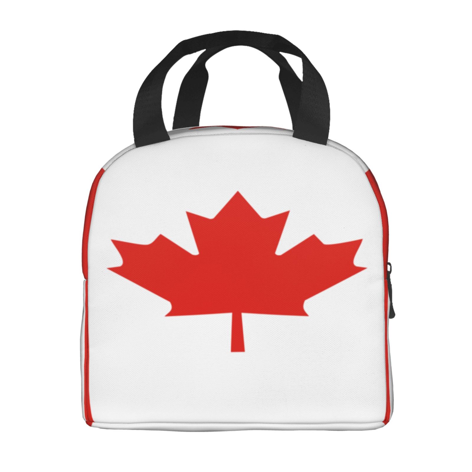 カナダの国旗柄ランチバッグ女性ポータブルクーラー断熱ランチボ - Women Bags In Canada のレビューと価格