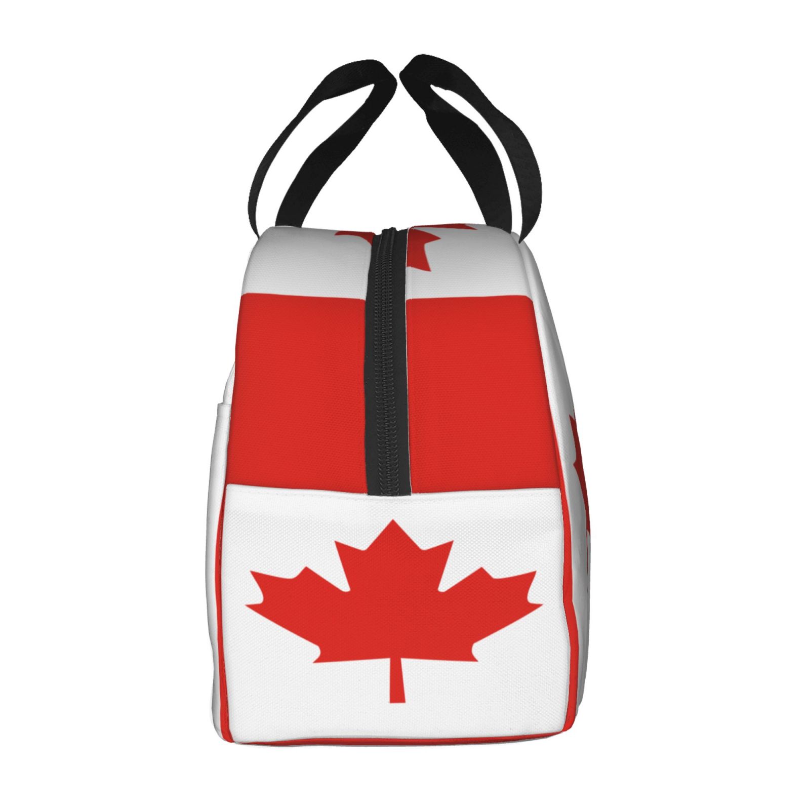 カナダの国旗柄ランチバッグ女性ポータブルクーラー断熱ランチボ - Women Bags In Canada のレビューと価格