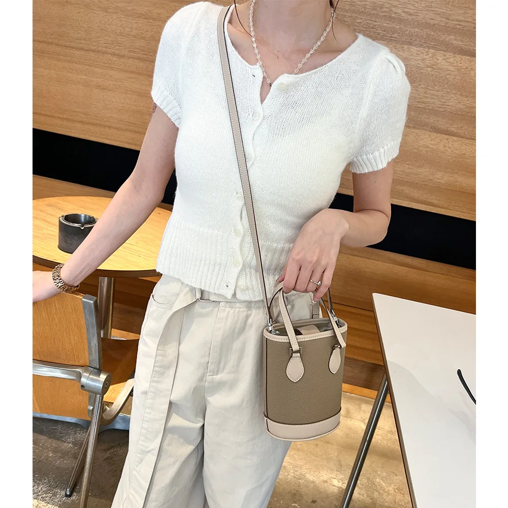 高級女性クロスボディバッグトレンディな本物の牛革ランチバッグ - Women Bags Amazon のレビューと価格