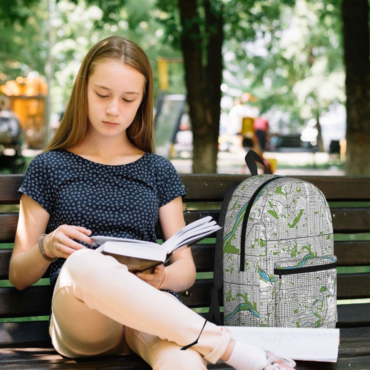 カルガリー カナダ - アーティスティックマップ 学生用バッ - Women Bags In Canada のレビューと価格