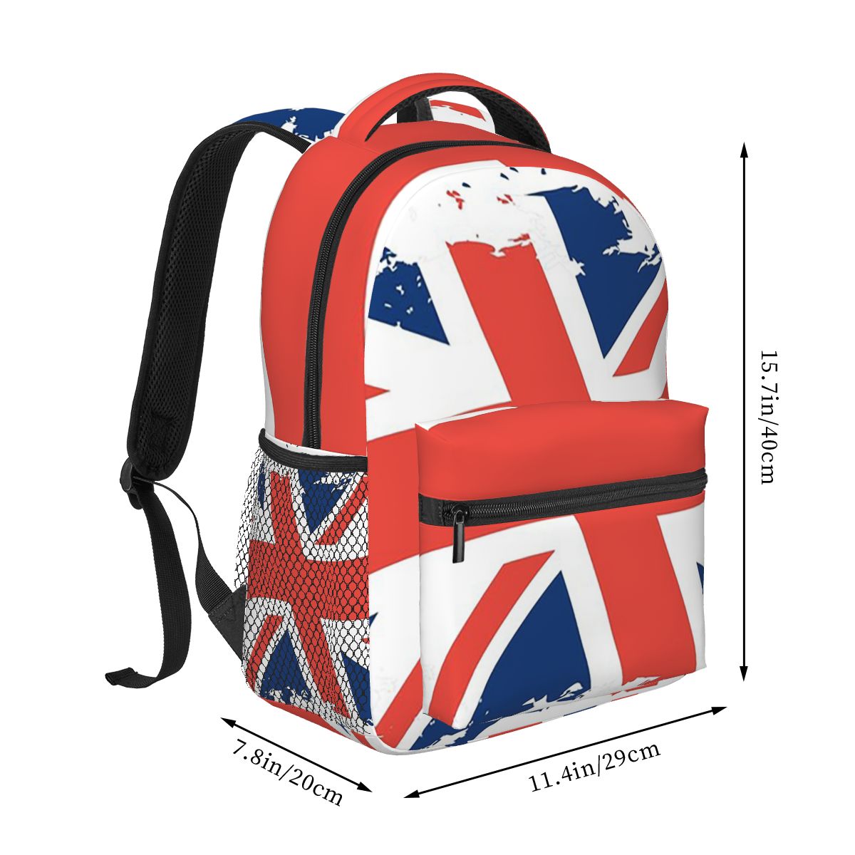 イギリスのユニオンジャック旗柄 ブリティッシュ学生用バックパ - Women Bags Uk のレビューと価格