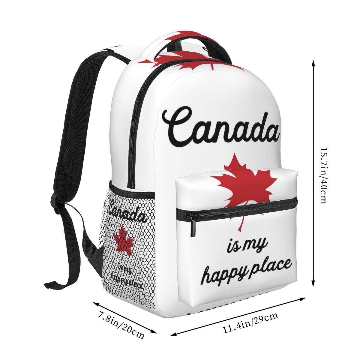 メープルリーフ カナダ カナディアン イズ マイ ハッピー  - Women Bags In Canada のレビューと価格