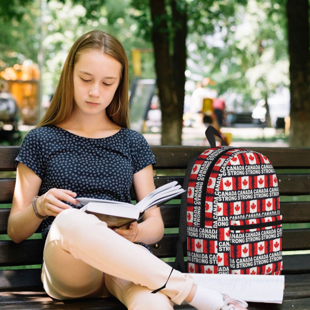 カナダの丈夫な学生用バックパック、スクールバッグ、ハイキング - Women Bags In Canada のレビューと価格