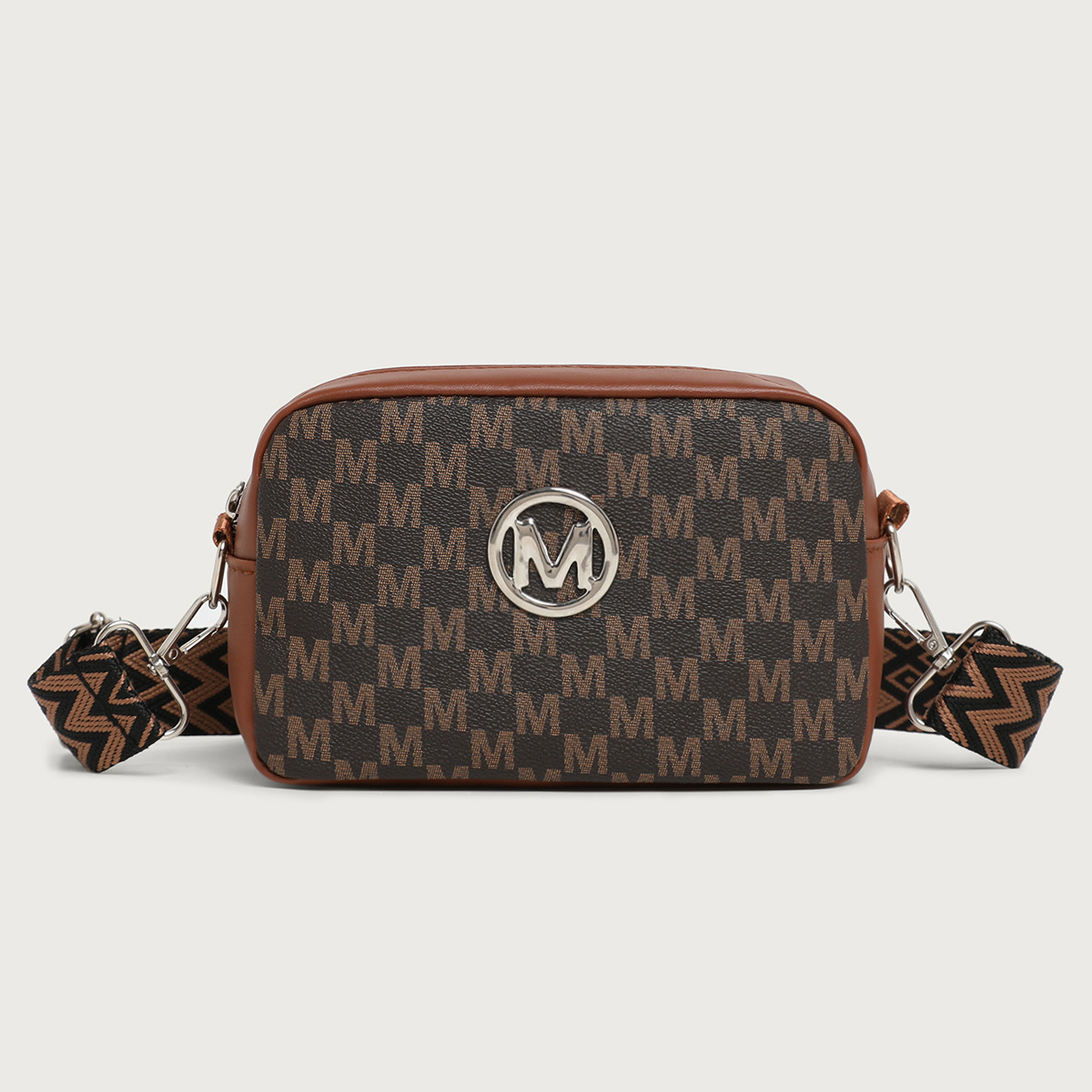 レトロMパターンデザイン女性用クロスボディバッグ、スタイリッ - Women'S Bags At M&S のレビューと価格