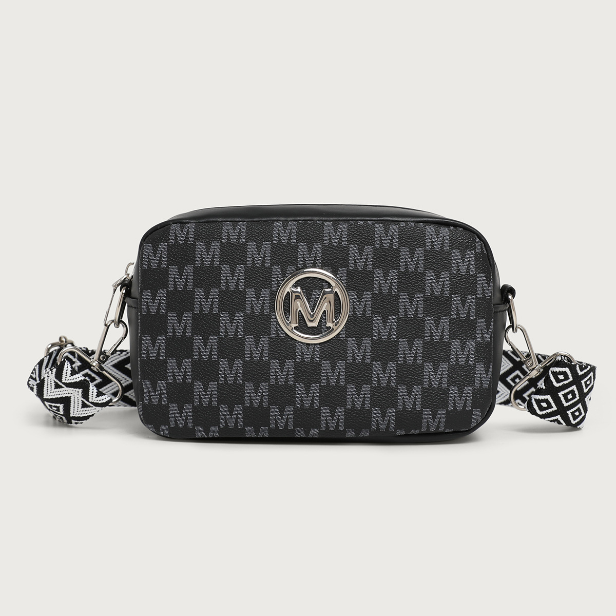 レトロMパターンデザイン女性用クロスボディバッグ、スタイリッ - Women'S Bags At M&S のレビューと価格