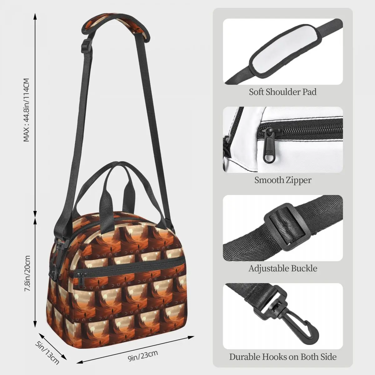 デューン 2020 ファンアート 断熱ランチバッグ 女性 子 - Women Bags Dune のレビューと価格