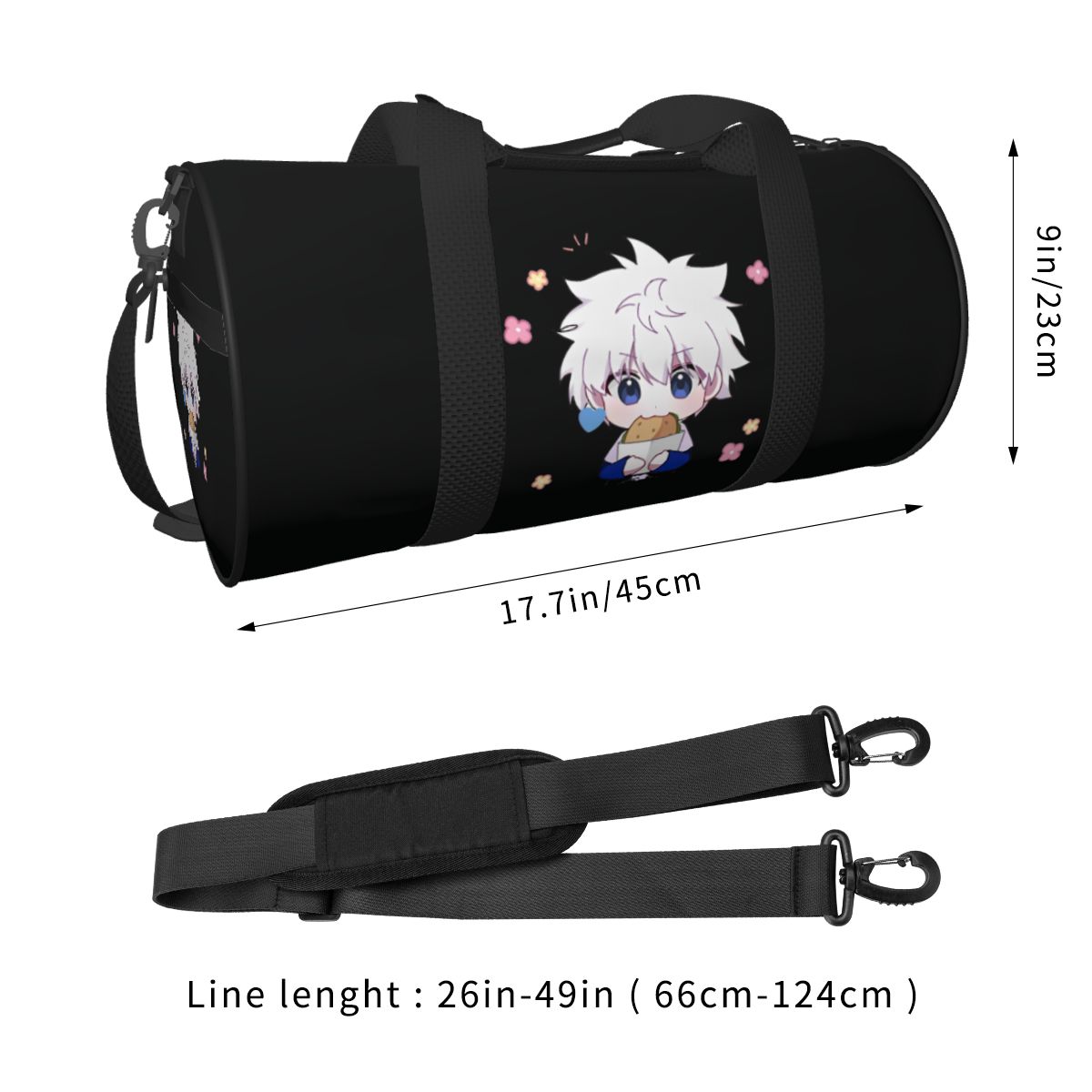 ハンターズ×ゴンとキルア 日本アニメスポーツバッグ 水泳ジム - Women X Bags のレビューと価格