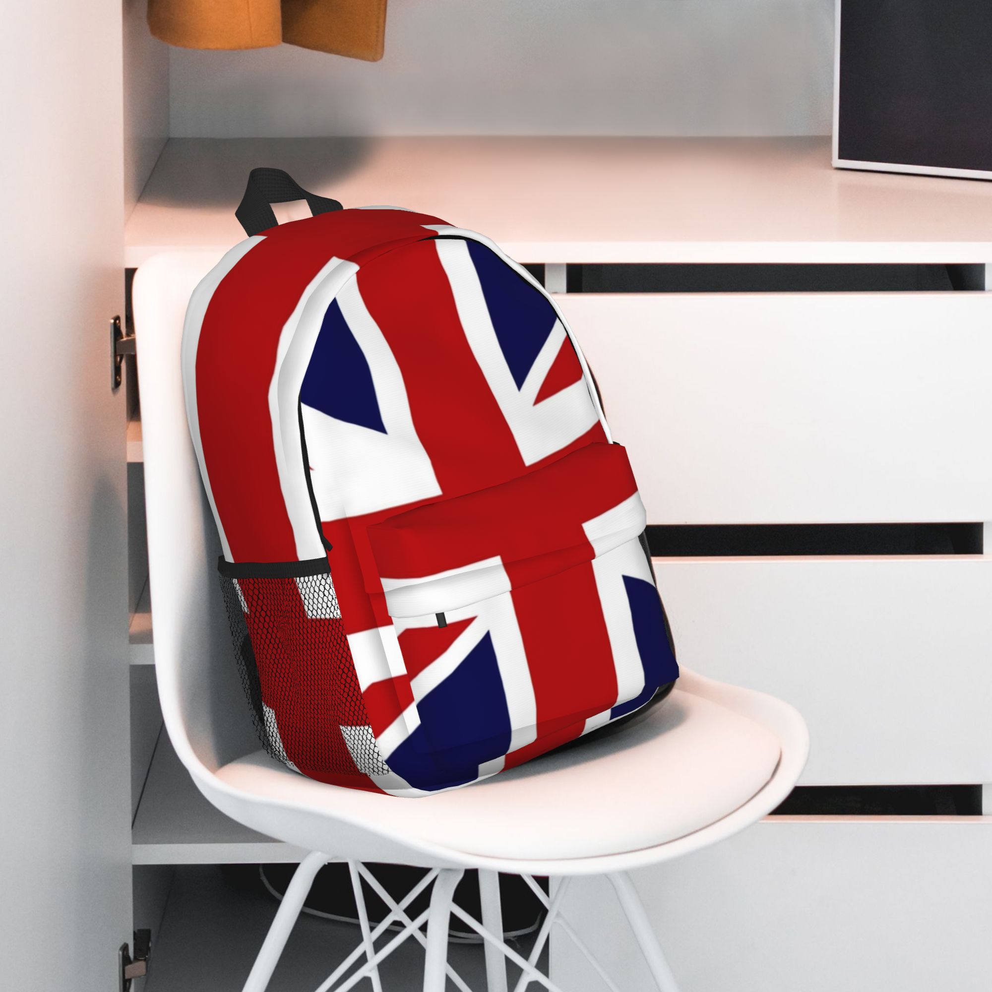 英国のユニオンジャック旗バックパックホットセールデイパック大 - Women Bags Uk のレビューと価格