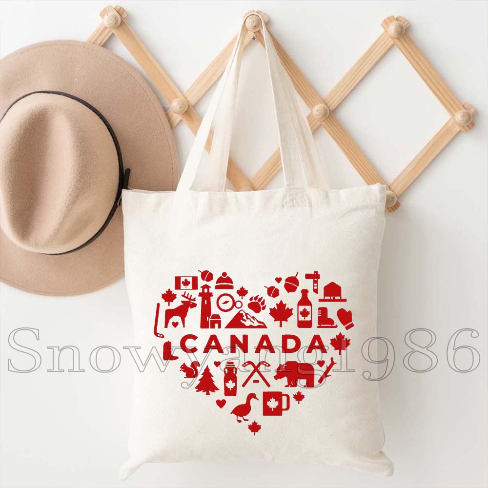 カナダ地図旗ハッピーカナダガールトロント観光ギフト女性男性キ - Women Bags In Canada のレビューと価格