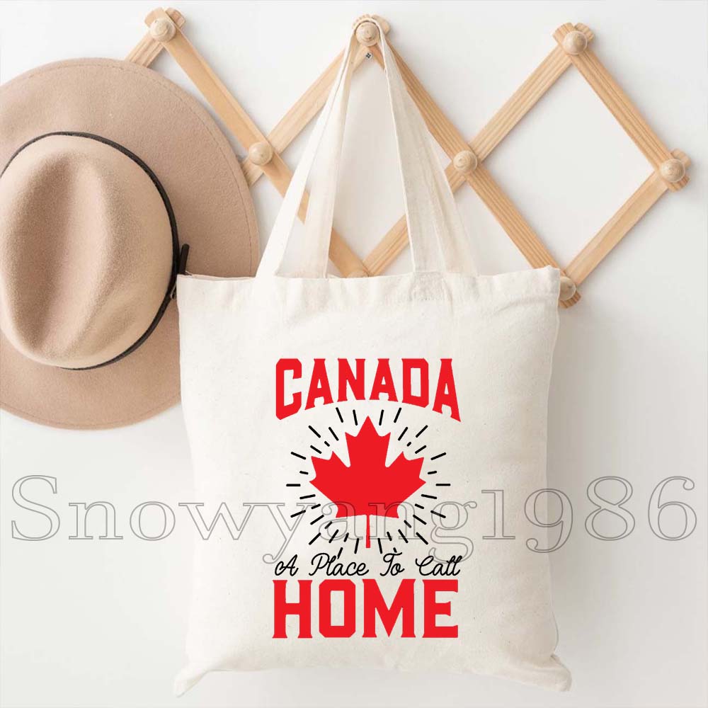 カナダ地図旗ハッピーカナダガールトロント観光ギフト女性男性キ - Women Bags In Canada のレビューと価格