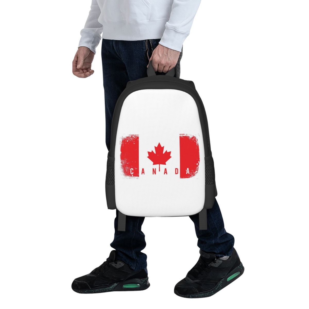カナダ国旗学生バックパックスクールバッグハイキング旅行デイパ - Women Bags In Canada のレビューと価格
