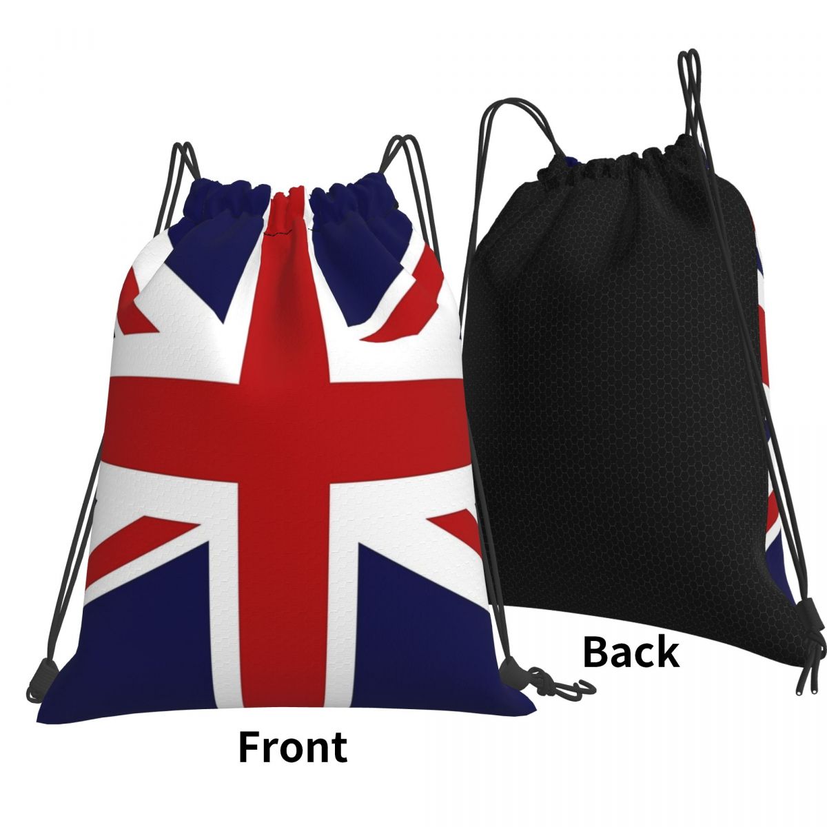 英国のユニオンジャック旗バックパックファッション巾着バッグス - Women Bags Uk のレビューと価格