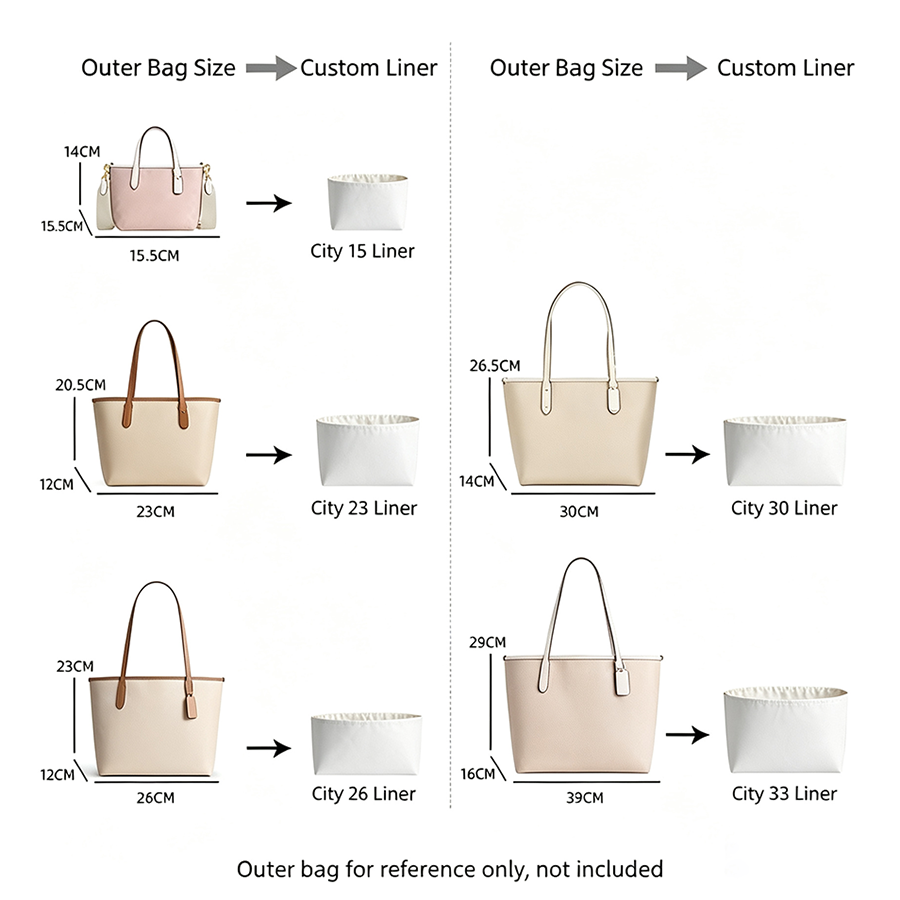 バッグオーガナイザーインサート city15 23 26 用 - Women Bags For Women のレビューと価格