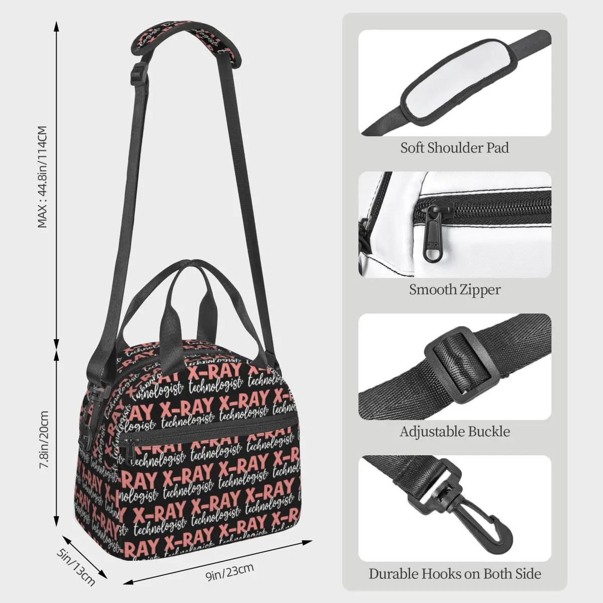 X線技術者 - 放射線科用断熱ランチバッグ 女性用 子供用  - Women X Bags のレビューと価格