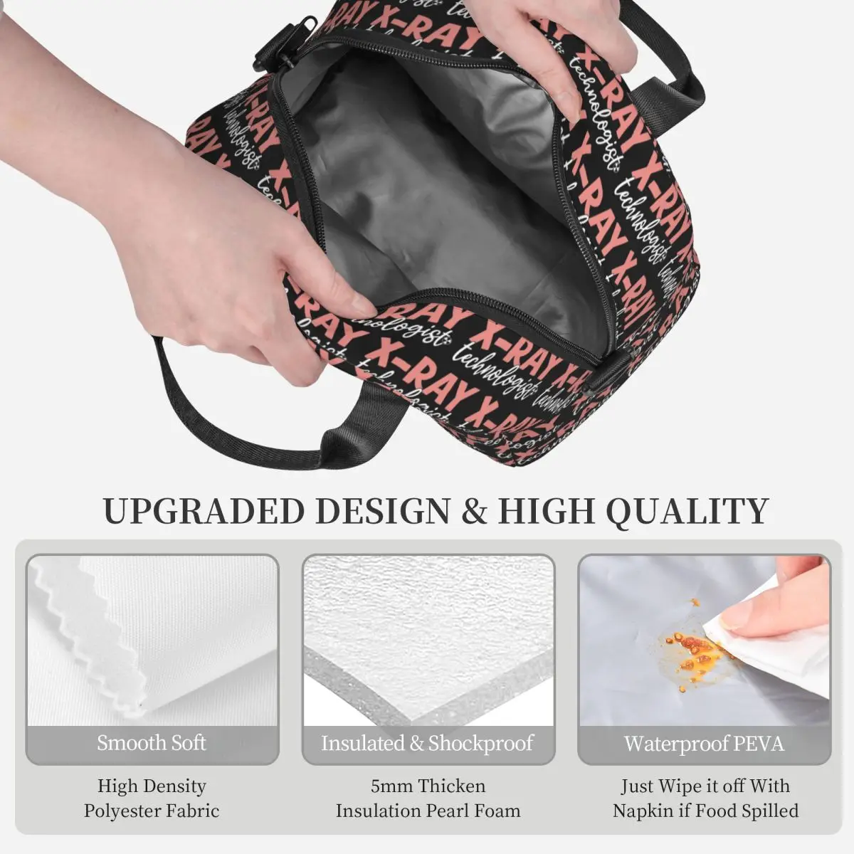 X線技術者 - 放射線科用断熱ランチバッグ 女性用 子供用  - Women X Bags のレビューと価格