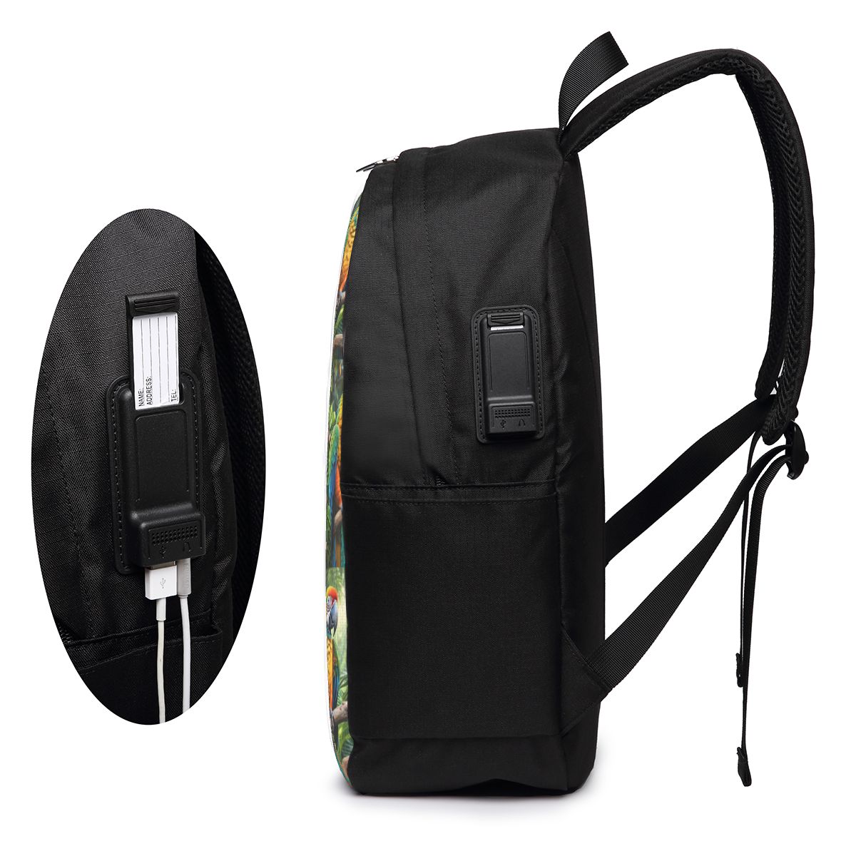 かわいいコンゴウインコのバックパック旅行ノートブックバッグコ - Women Bags For Women のレビューと価格