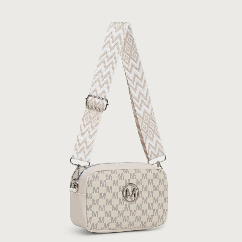 レトロMパターンデザインの女性用クロスボディバッグ、スタイリ - Women'S Bags At M&S のレビューと価格