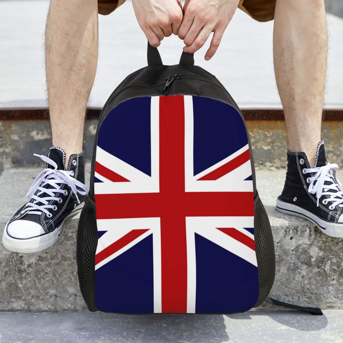 ユニオンジャック英国の国旗バックパックデイパック大容量男の子 - Women Bags Uk のレビューと価格