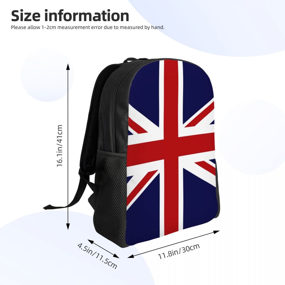 ユニオンジャック英国の国旗バックパックデイパック大容量男の子 - Women Bags Uk のレビューと価格