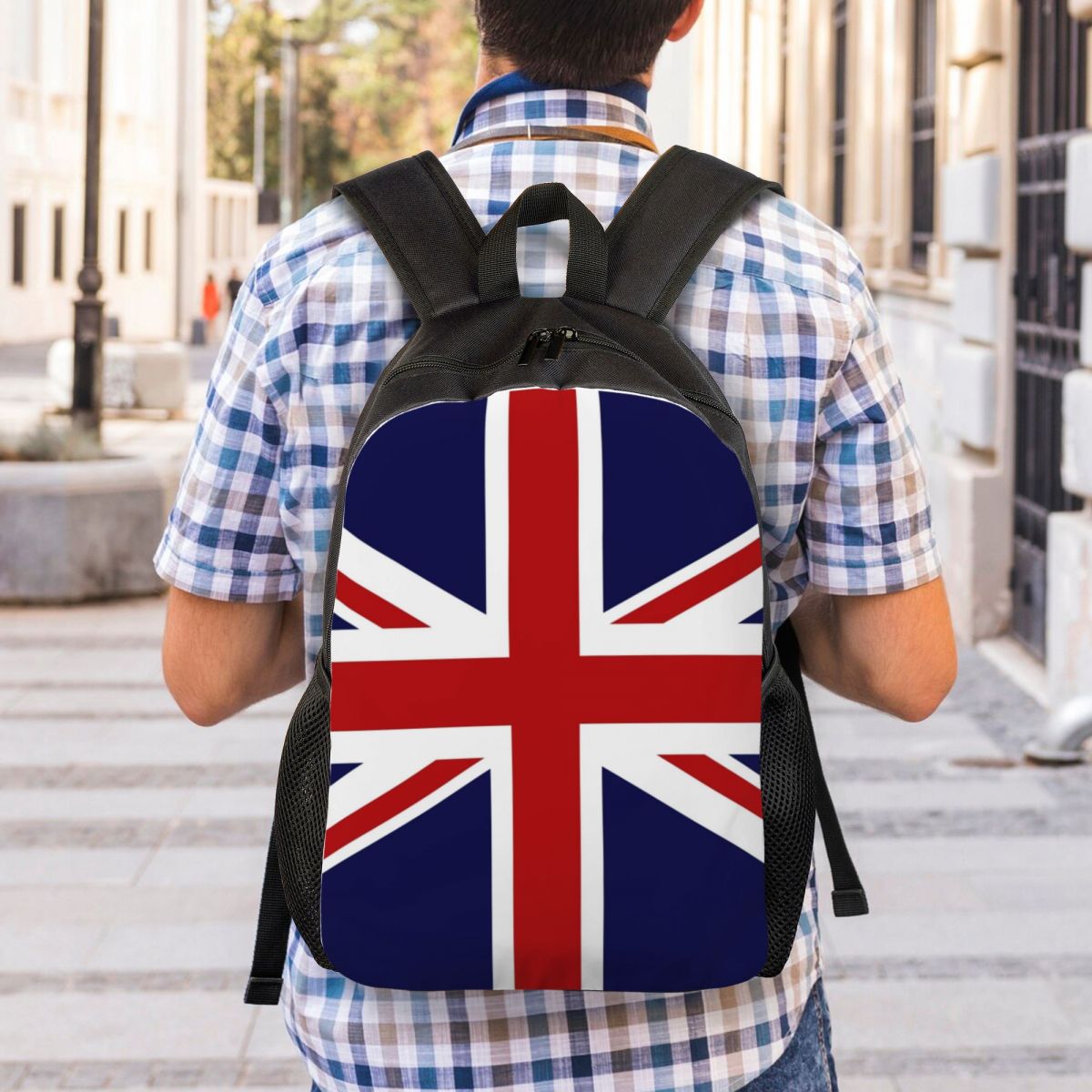 ユニオンジャック英国の国旗バックパックデイパック大容量男の子 - Women Bags Uk のレビューと価格