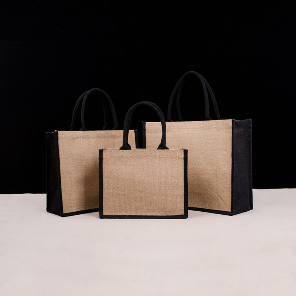 黄麻布ジュート環境に優しいショッピングバッグヴィンテージ再利 - Women Bags Jute のレビューと価格