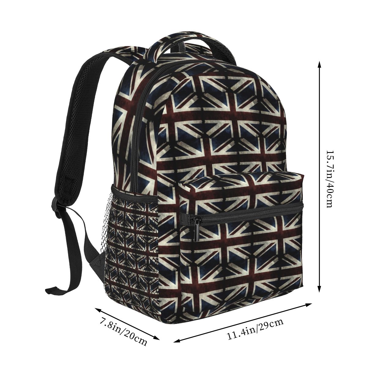イギリスのユニオンジャック旗柄 学生用バックパック スクール - Women Bags Uk のレビューと価格