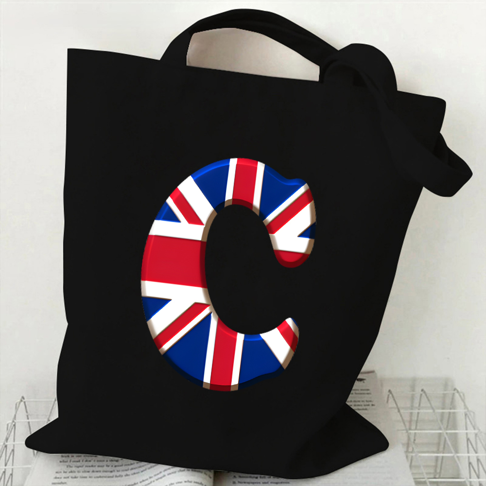 A-Z 26文字 キャンバストートバッグ レディース ハンド - Women Bags Uk のレビューと価格